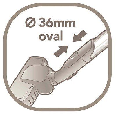 AEG AZE115 Advanced Precision PARKETTO Hartbodendüse für Bodenstaubsauger der Ultra-Serie (36mm Ovalrohr)
