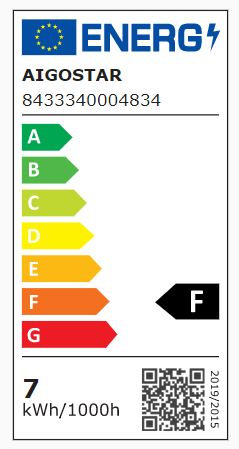 Aigostar LED 'Spirale' E14, 7W