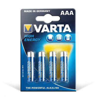 Batterien 'Micro AAA', 1,5V, 4 Stück