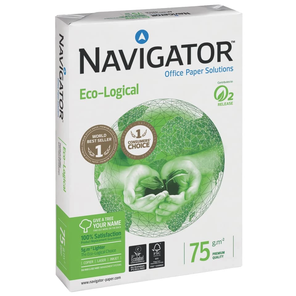 Navigator Eco-Logical - A4, 75 g/qm, weiß, 500 Blatt