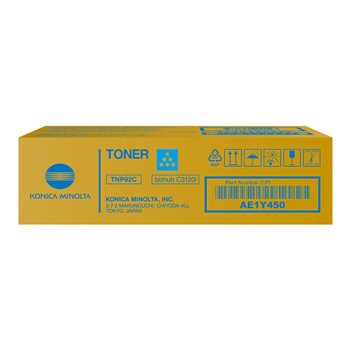 Minolta 'TNP-92 C' Toner cyan 4.000 Seiten