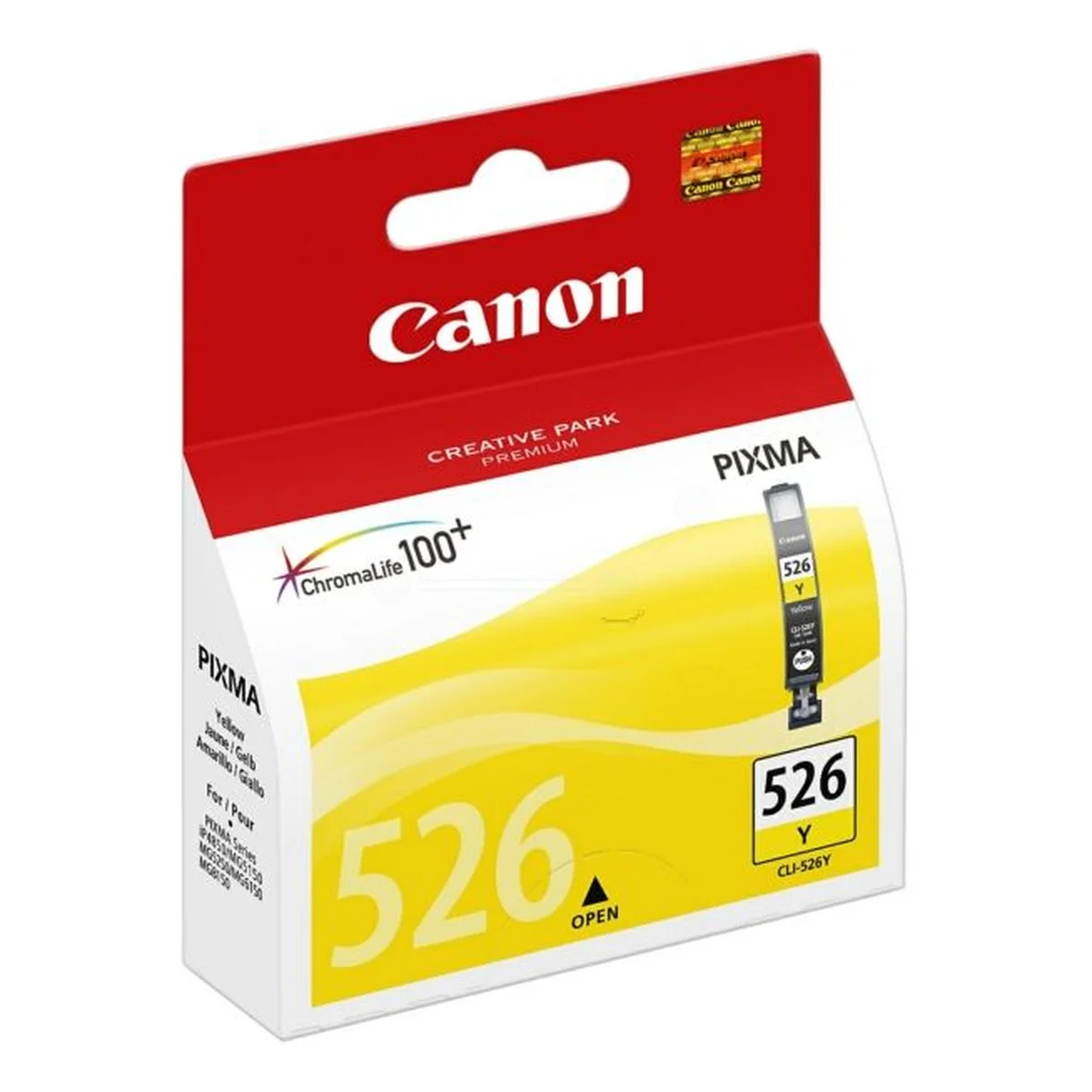 Druckerpatrone Canon CLI-526 Y gelb 9 ml | 450 Seiten (4543B001)