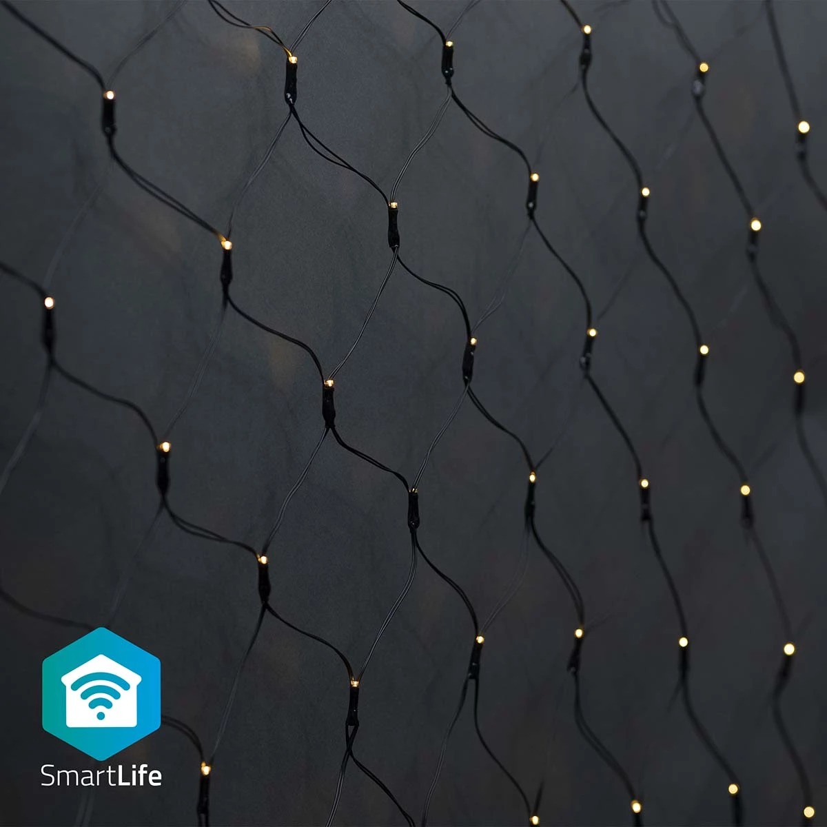 Nedis Smarte LED Netz-Lichterkette, 400 Leds