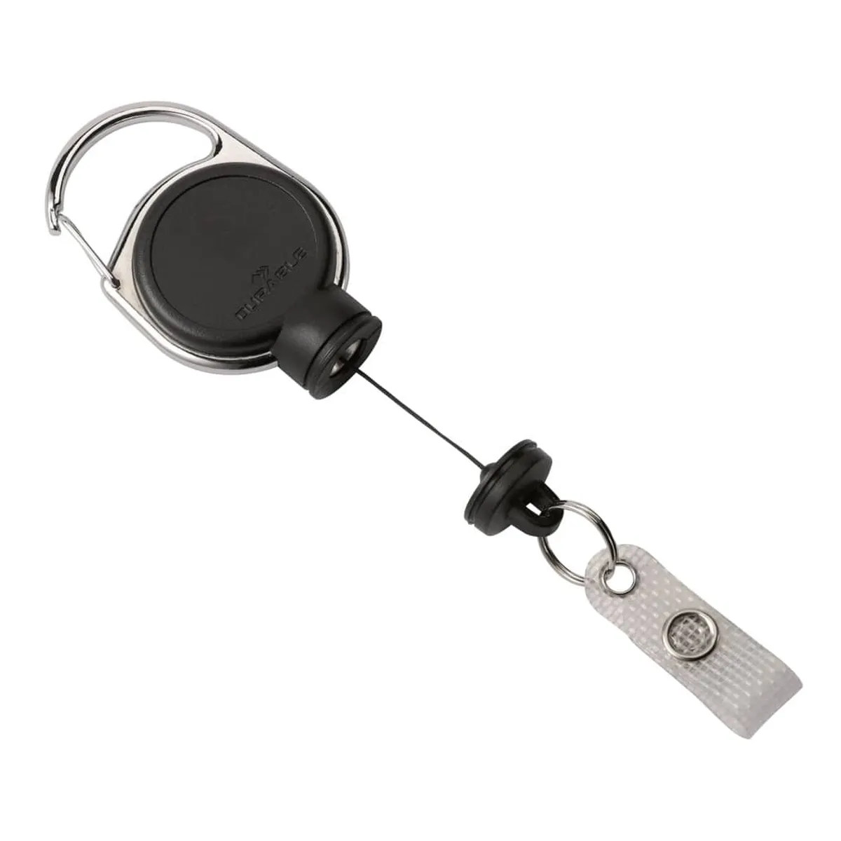 Durable Ausweishalter JOJO EXTRA STRONG - Aufrollmechanismus ca. 60 cm, schwarz