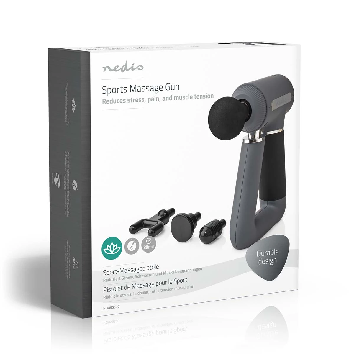 Nedis Sport-Massagepistole