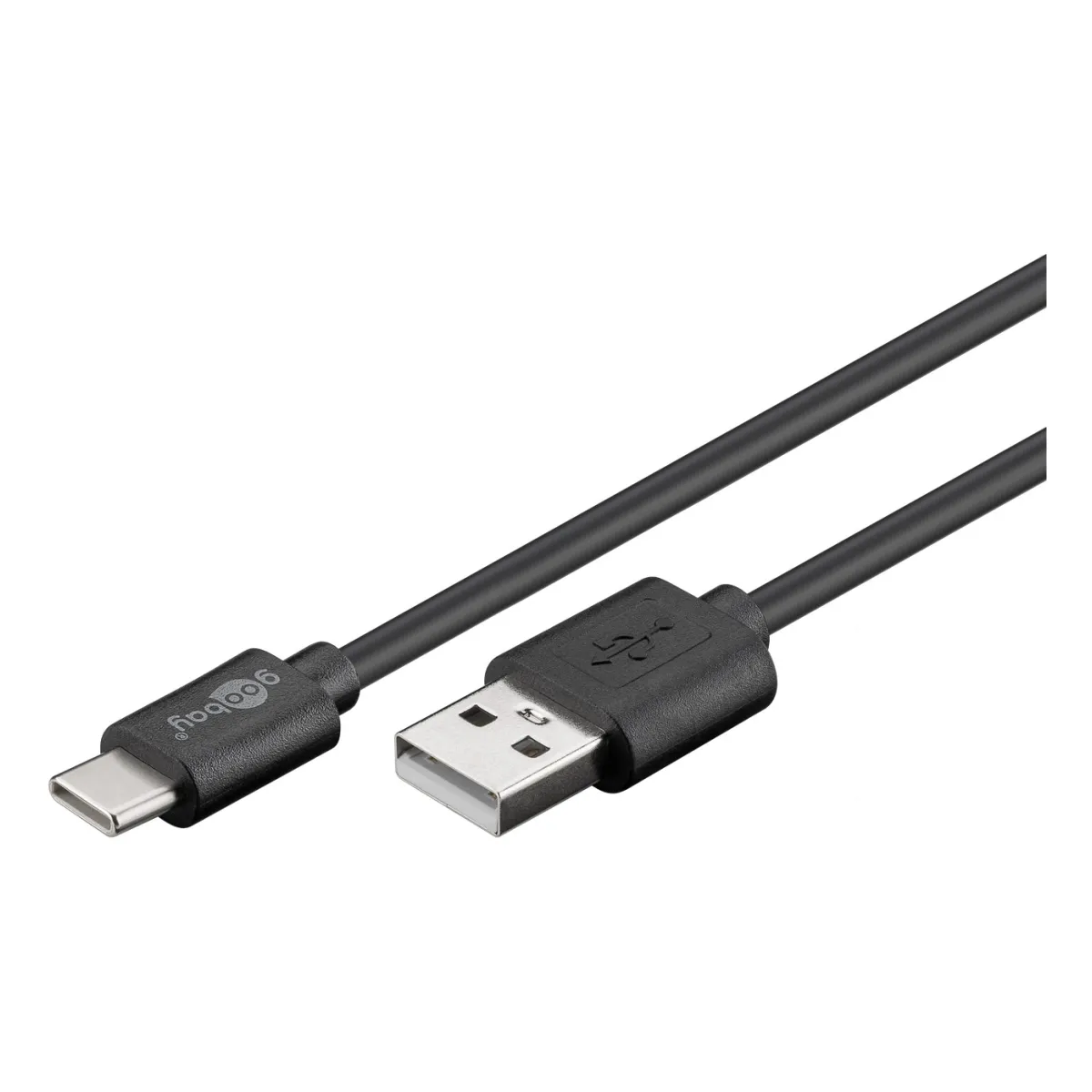 Goobay USB 2.0 Kabel USB-C™ auf USB A, schwarz