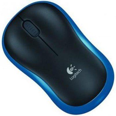 Logitech kabellose Maus M185 blau 2.4 GHz
