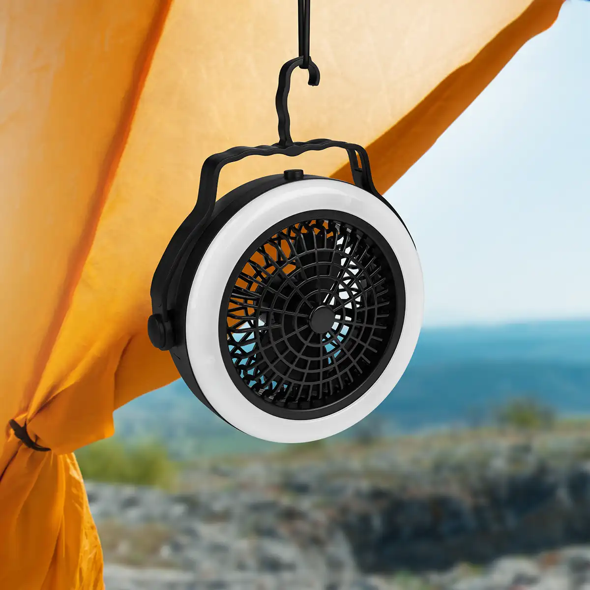 Grundig Campinglampe & Ventilator