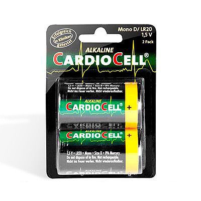 Cardiocell Batterien 'Mono D', 1,5V, 2 Stück