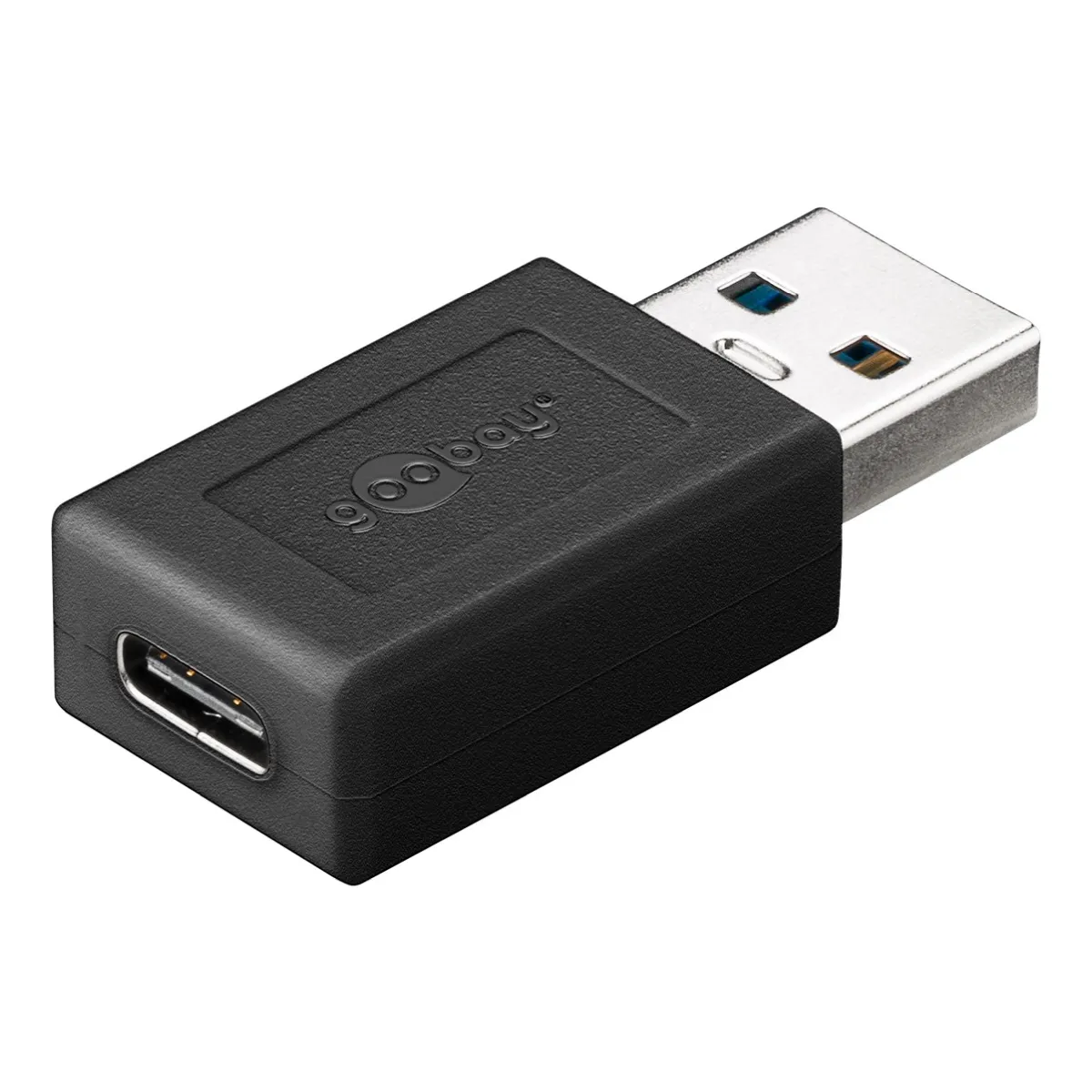 Goobay USB 3.0 SuperSpeed Adapter auf USB-C™, schwarz