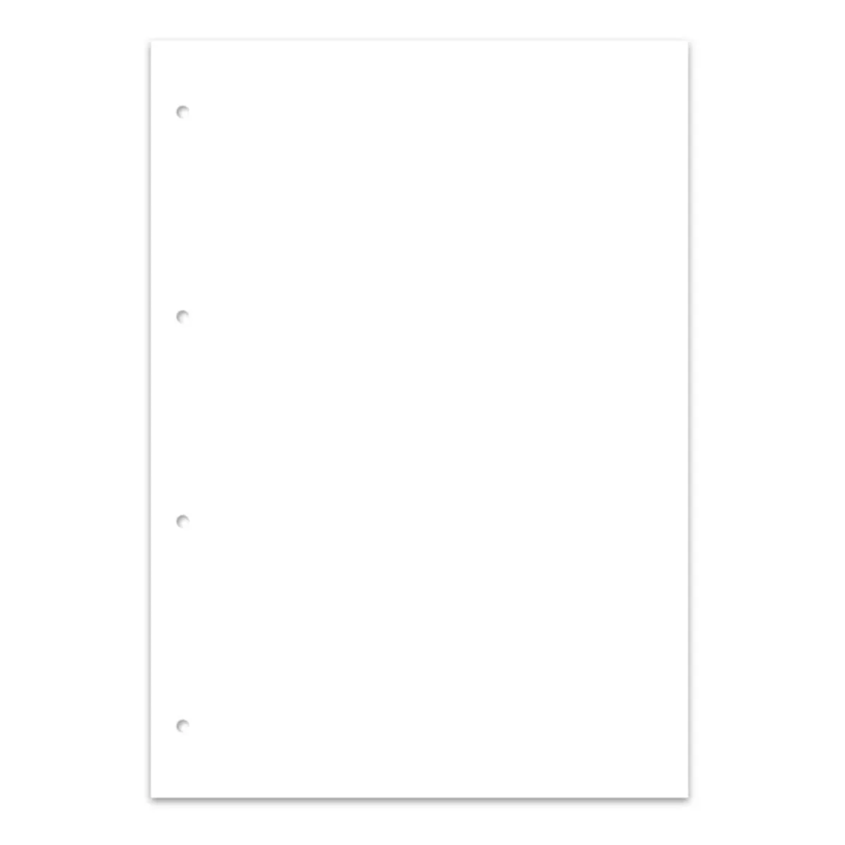 Ursus Basic Collegeblock - A4, 80 Blatt, 70 g/qm, blanko