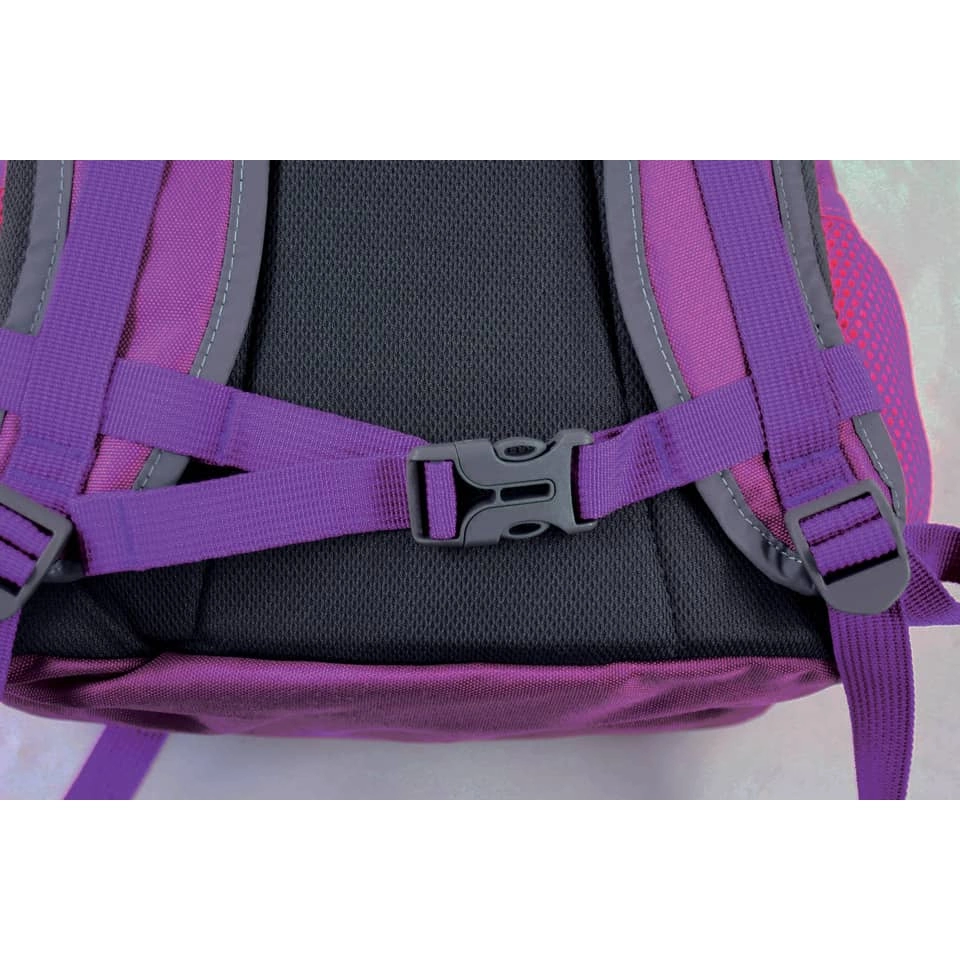 Kinderrucksack Freizeit violett - 26 x 36 x 12 cm