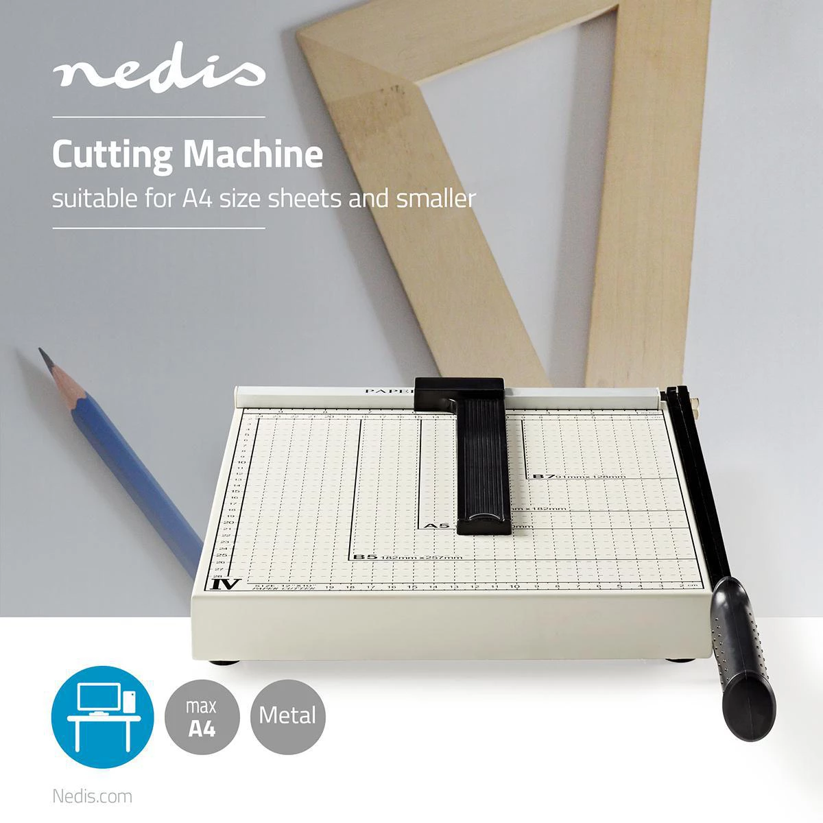 Nedis Papierschneidemaschine