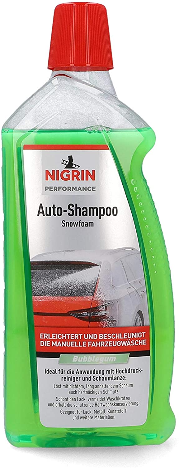 Nigrin Performance Auto-Shampoo Snowfoam 1000ml - Bubblegum-Duft
