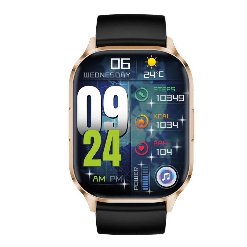 Mento AMOLED Smartwatch mit 2.01“ Display gold