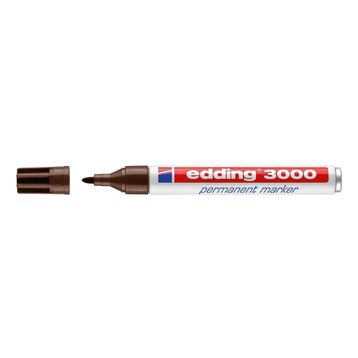 Edding 3000 Permanentmarker - nachfüllbar, 1,5 - 3 mm, dunkelbraun Edding 3000 Permanentmarker - nachfüllbar, 1,5 - 3 mm, dunkelbraun