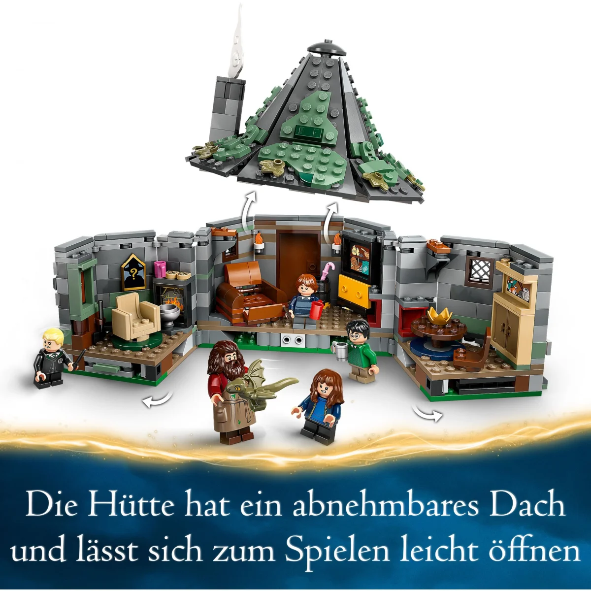 LEGO® Harry Potter Hagrids Hütte: Ein unerwarteter Besuch 76428