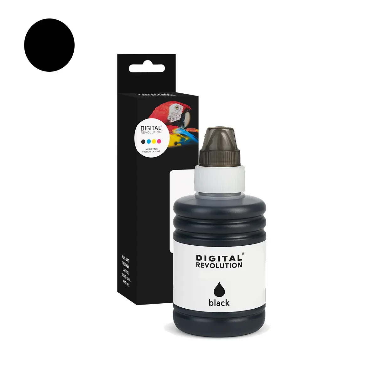 Epson T7741 - alternative Tinte 'schwarz' 140 ml | 7.000 Seiten - Digital Revolution