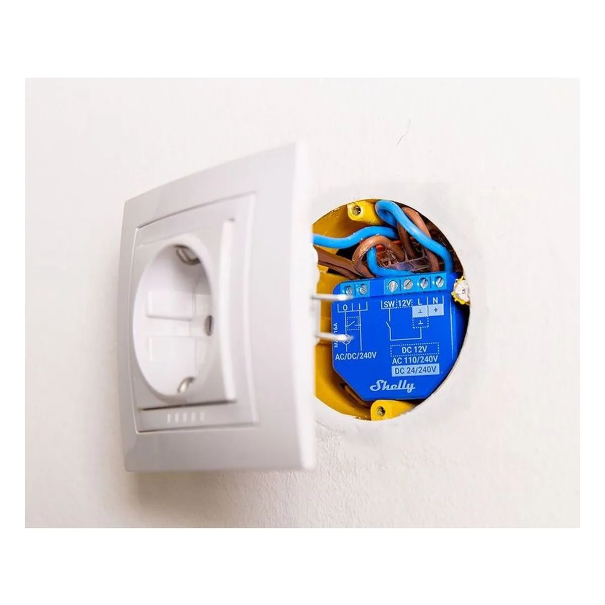 Shelly Home Relais 'Plus 1' WLAN Schaltaktor 1x16A BT
