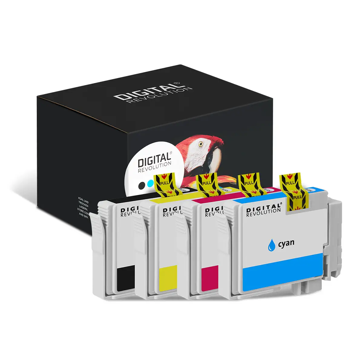 Epson 27 - alternative Patrone MultiPack 'schwarz cyan magenta gelb' 73,8 ml - Digital Revolution