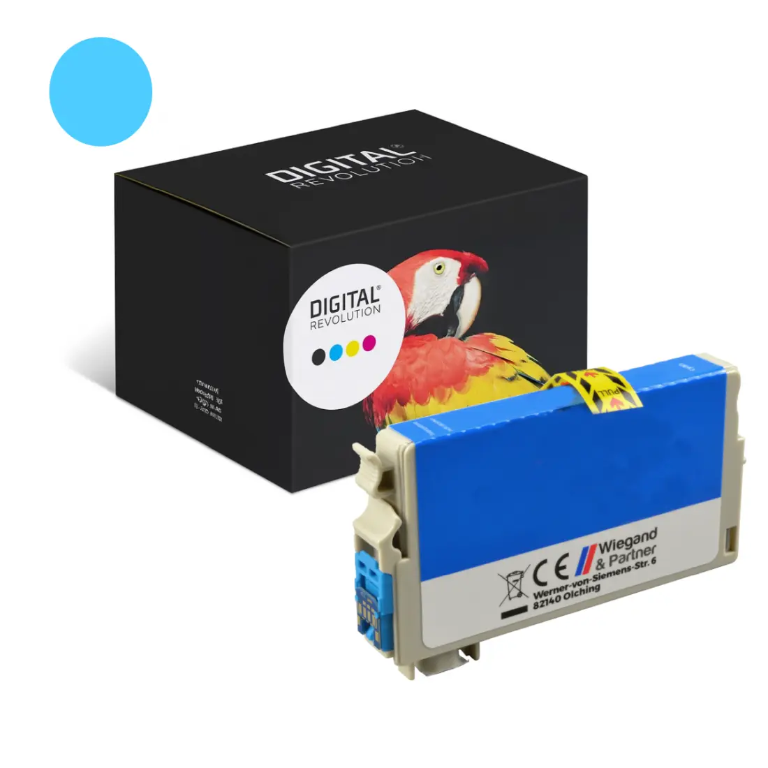 Epson 407 - alternative Patrone 'cyan' 24,8 ml | 1.900 Seiten - Digital Revolution