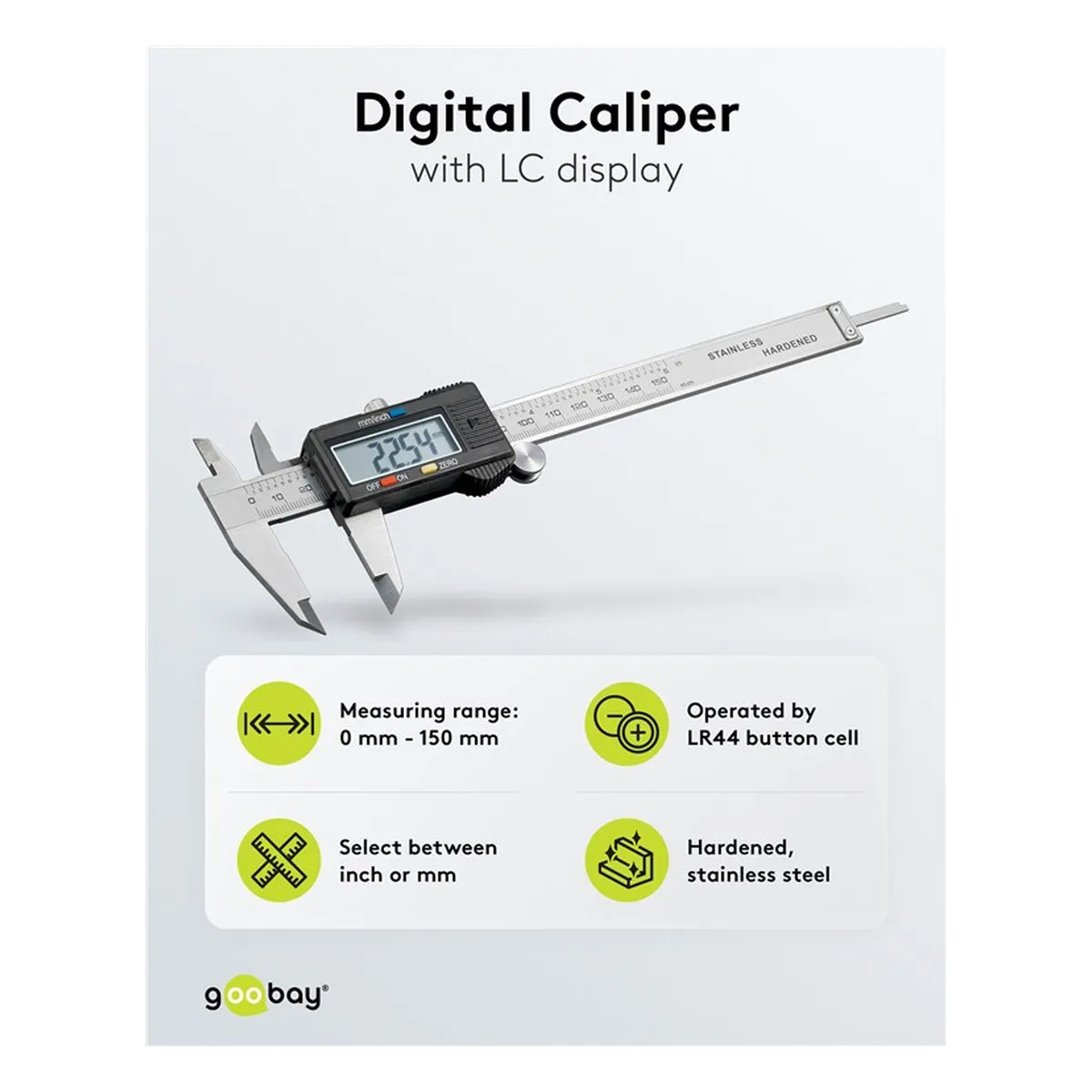 Goobay Digitale Schieblehre