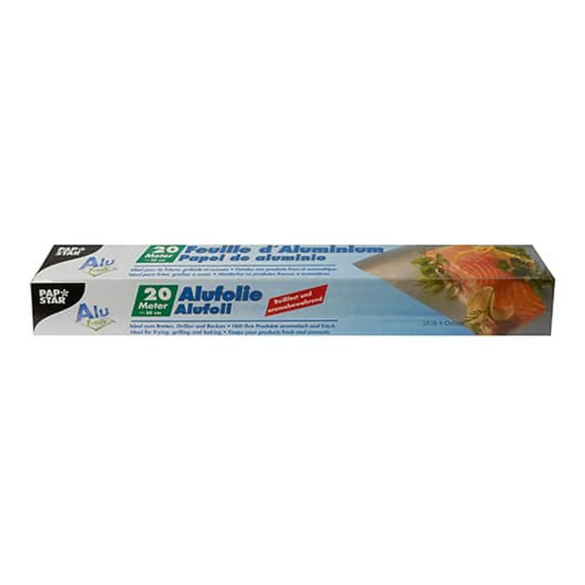 PapStar Alufolie - 20 m x 30 cm, Faltschachtel