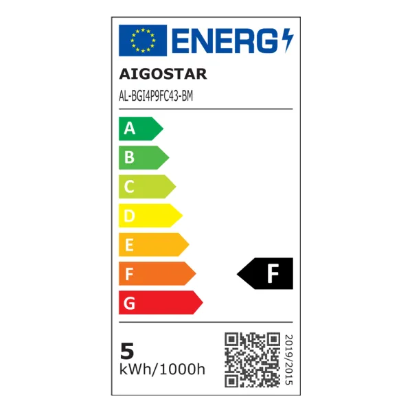 LED 'Classic' E27, 4,9W, RGB