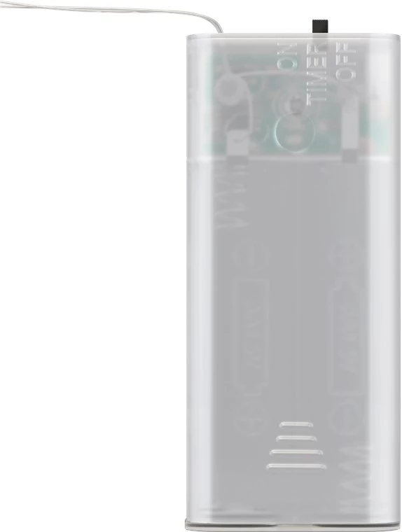 Goobay 2x 20er LED-Silberdraht-Lichterkette, inkl. Timer