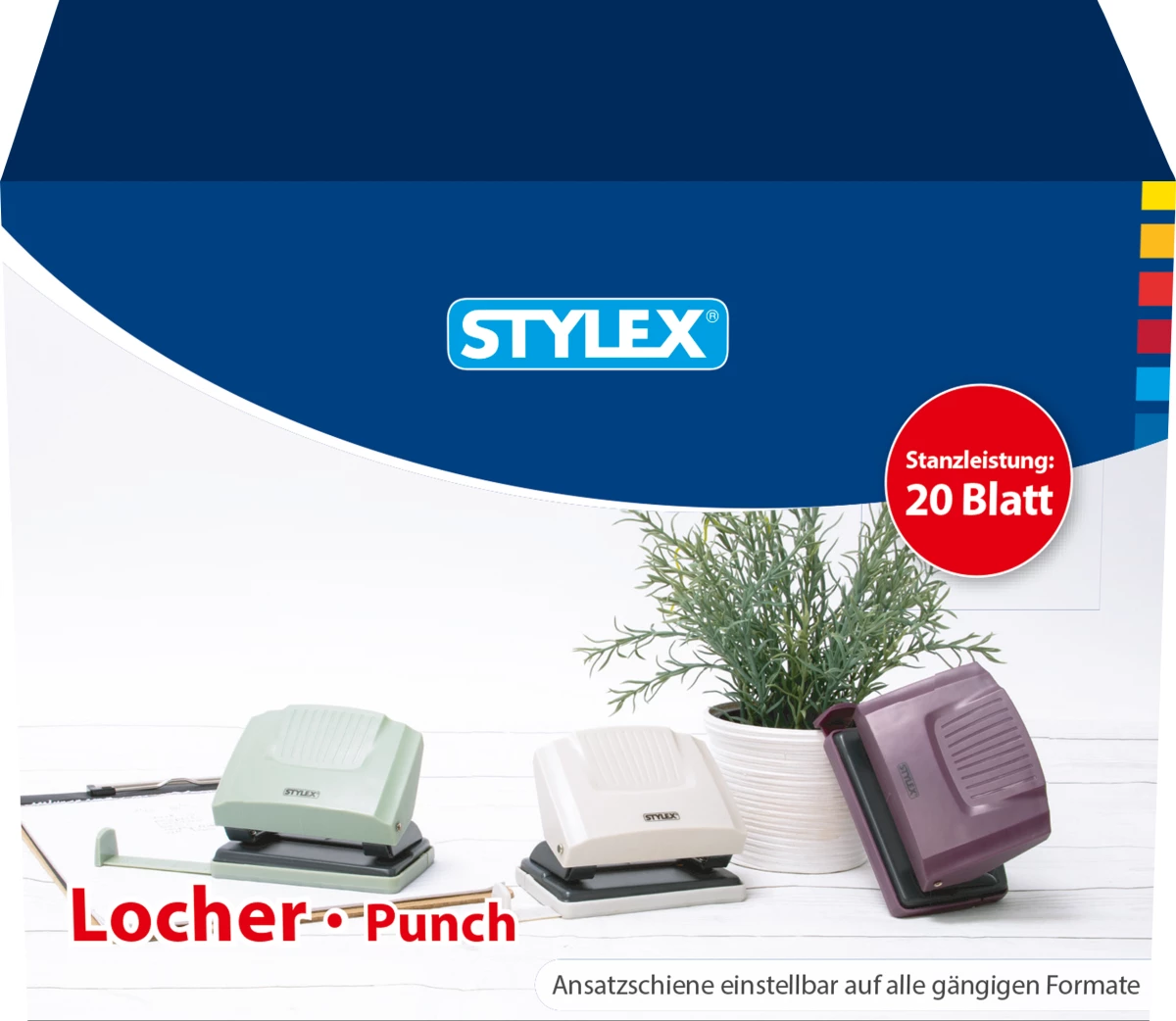 Stylex Locher, mit Anschlagschiene