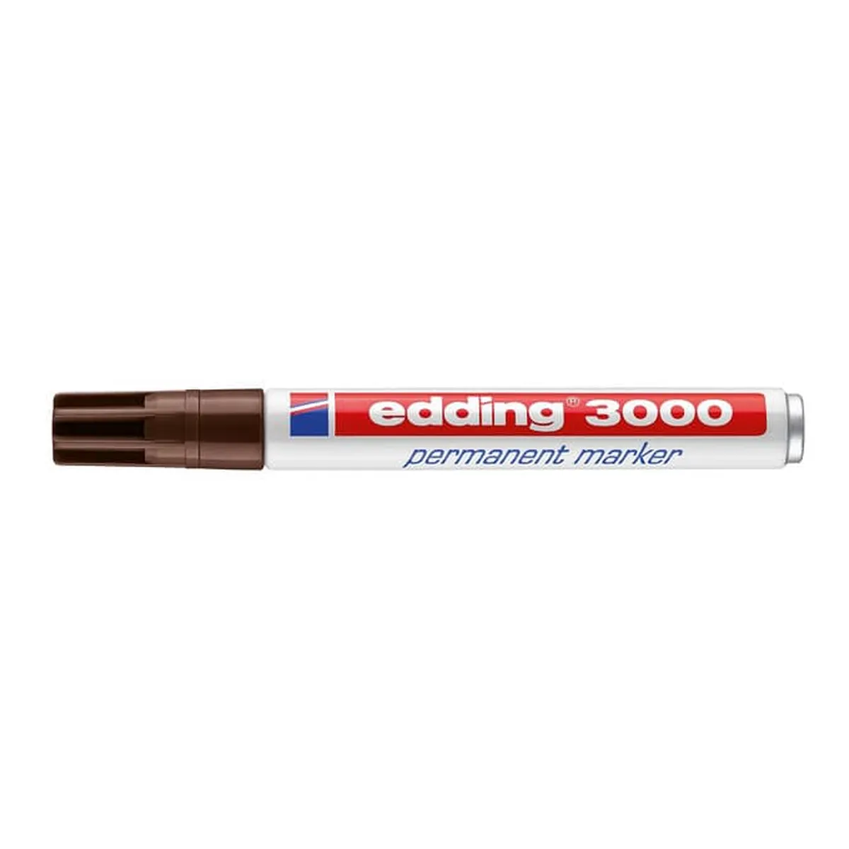 Edding 3000 Permanentmarker - nachfüllbar, 1,5 - 3 mm, dunkelbraun Edding 3000 Permanentmarker - nachfüllbar, 1,5 - 3 mm, dunkelbraun