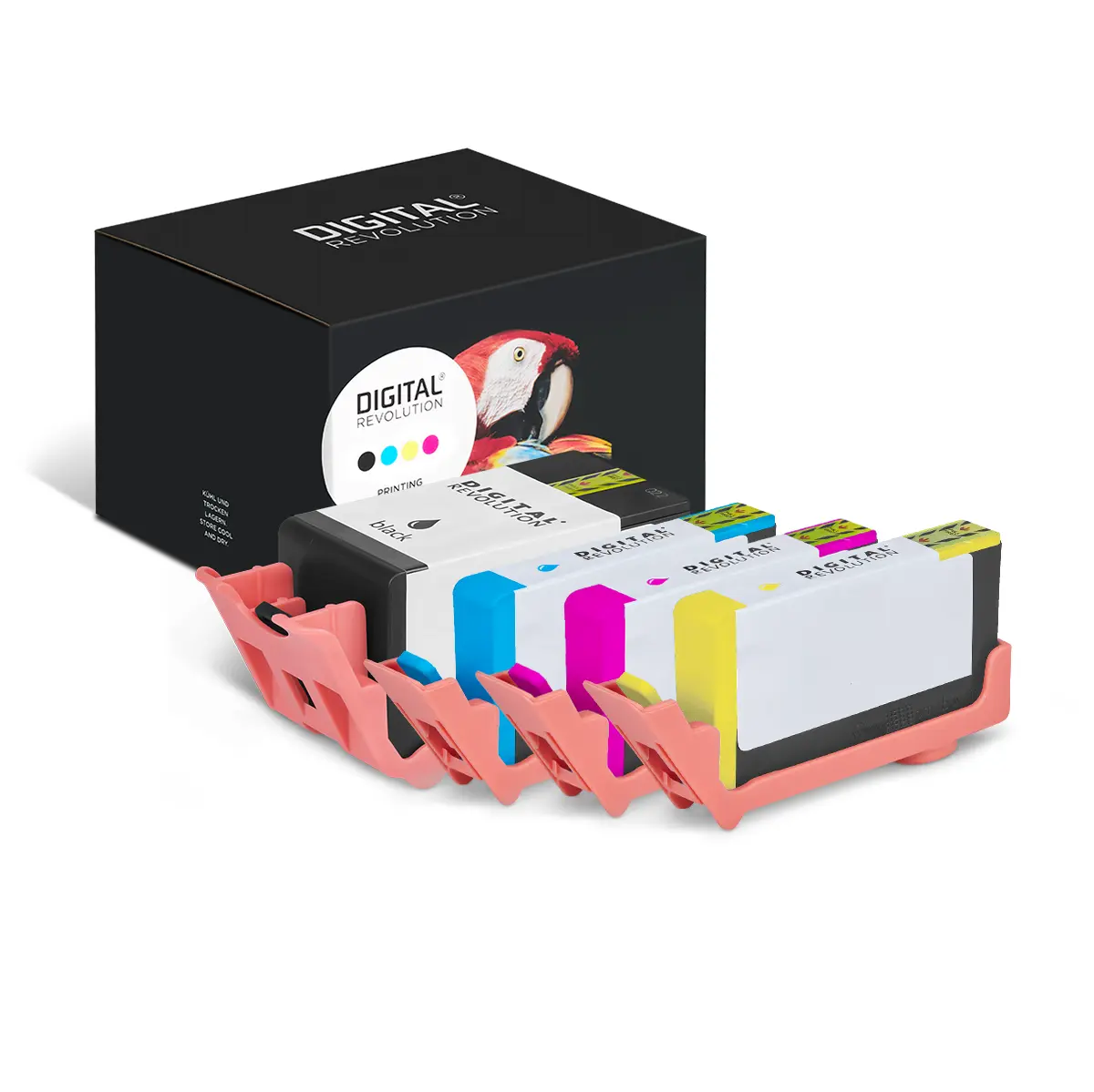 HP 924 - alternative Patrone MultiPack 'schwarz cyan magenta gelb' 3.400 Seiten - Digital Revolution