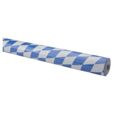 Tischtuchpapier-Rolle - Damast, 1,00 m x 10 m, Raute, blau-weiß