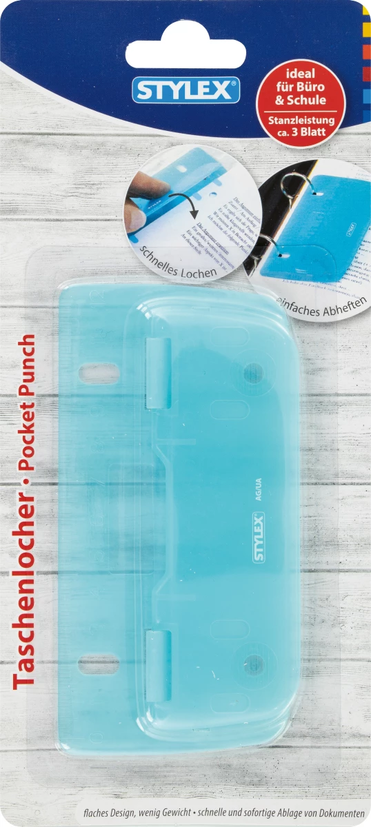 Stylex Taschenlocher, Kunststoff