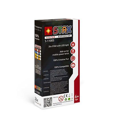 STAX® Erweiterungs Pack - rot, blau, gelb, orange - LEGO®-kompatibel