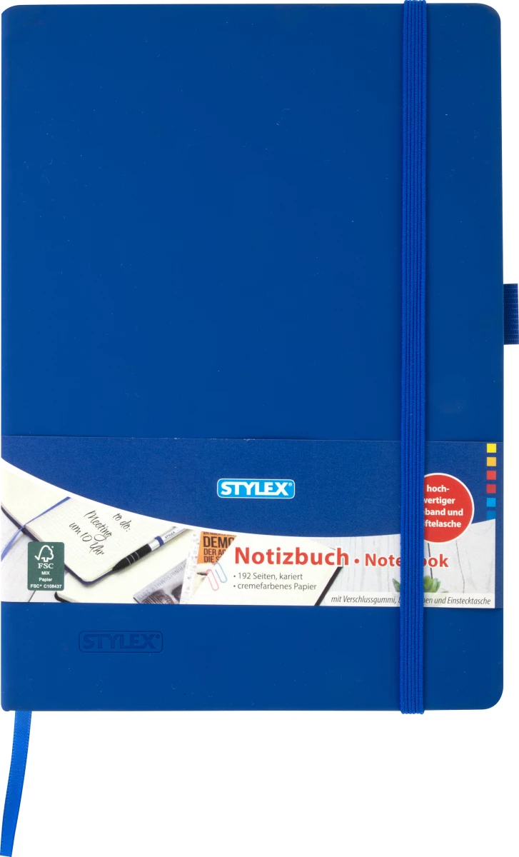 Stylex Notizbuch, 14,8 x 21,0 cm, PU-Einband