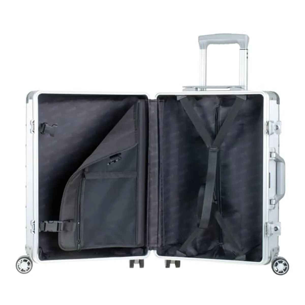 Alumaxx Reisetrolley Orbit - 40 x 55 x 20 cm, Aluminium, silber matt