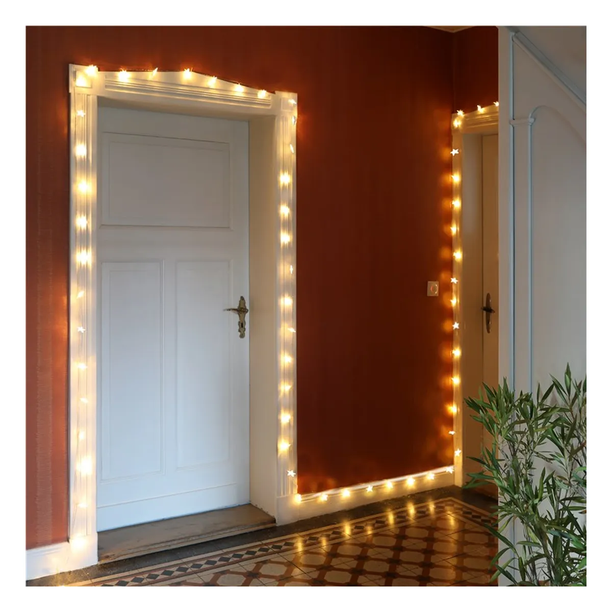 Goobay 80er LED-Lichterkette “Sterne“
