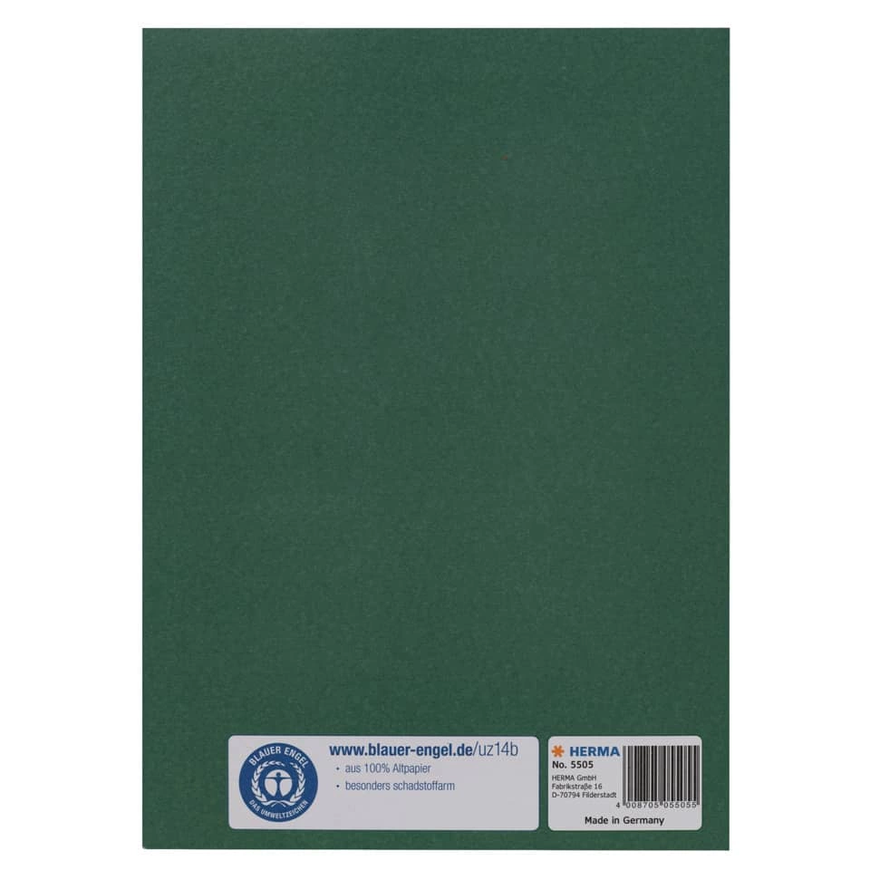 Herma Heftschoner Papier - A5, dunkelgrün