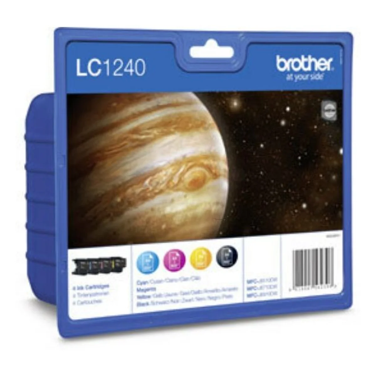 Druckerpatronen MultiPack Brother LC-1240VALBPDR schwarz cyan magenta gelb 35,2 ml | 600 Seiten