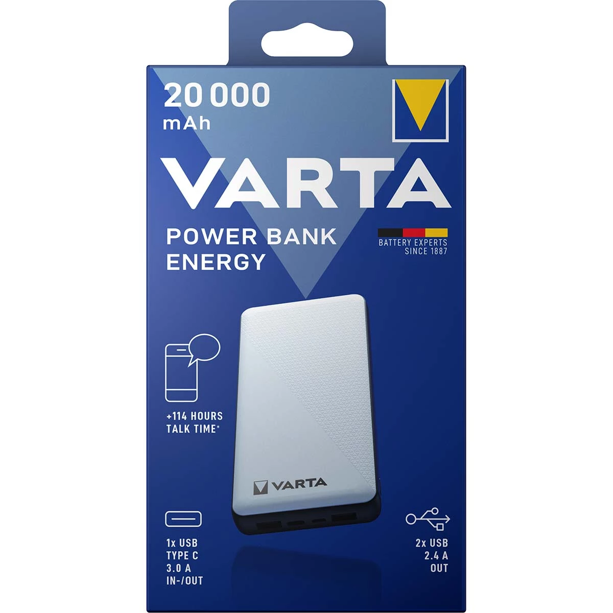 Powerbank Energy 20.000 mAh