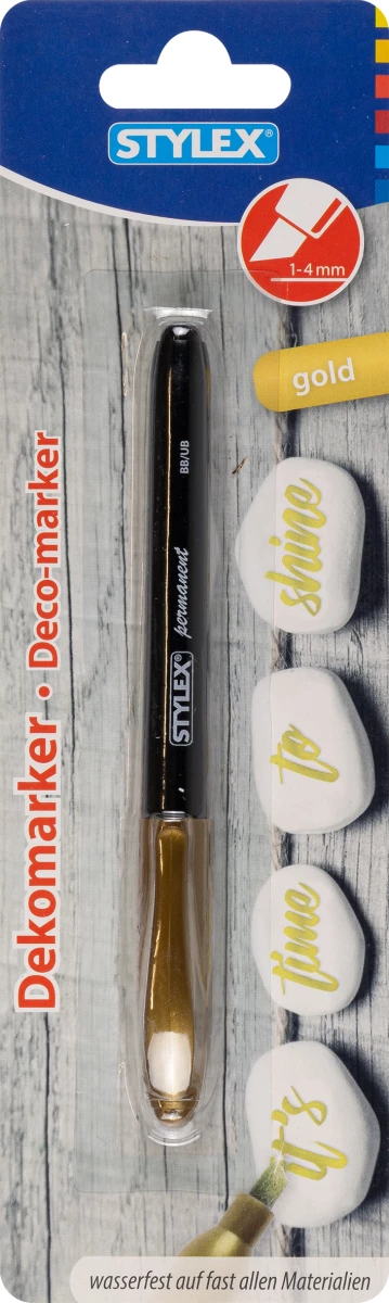 Stylex Permanentmarker, gold, wasserfest