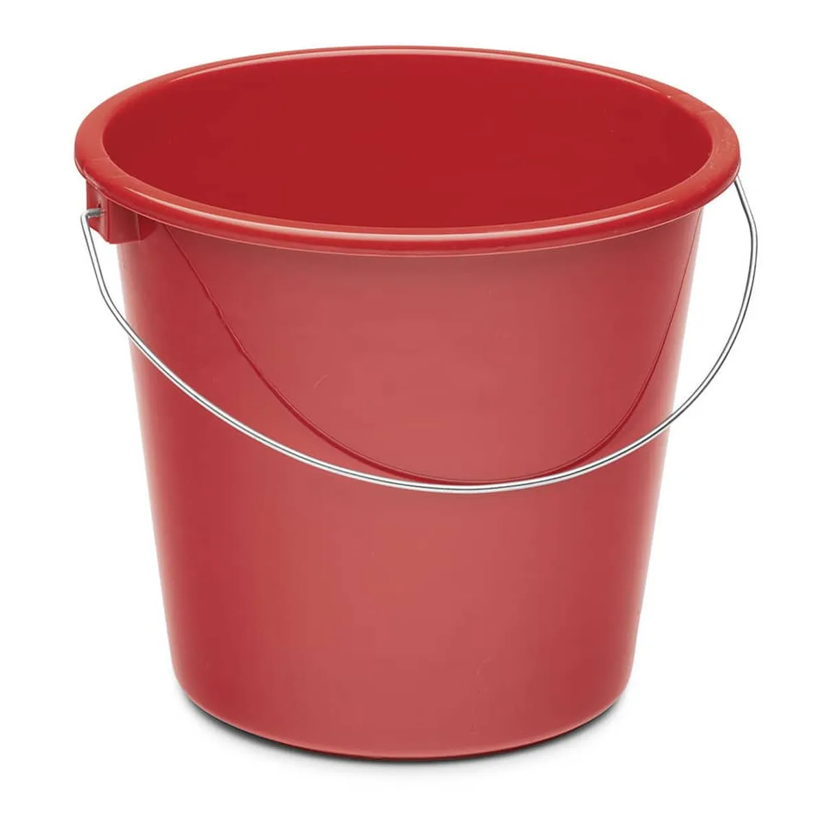 Nölle Eimer - Plastik, rund, 5 Liter, rot