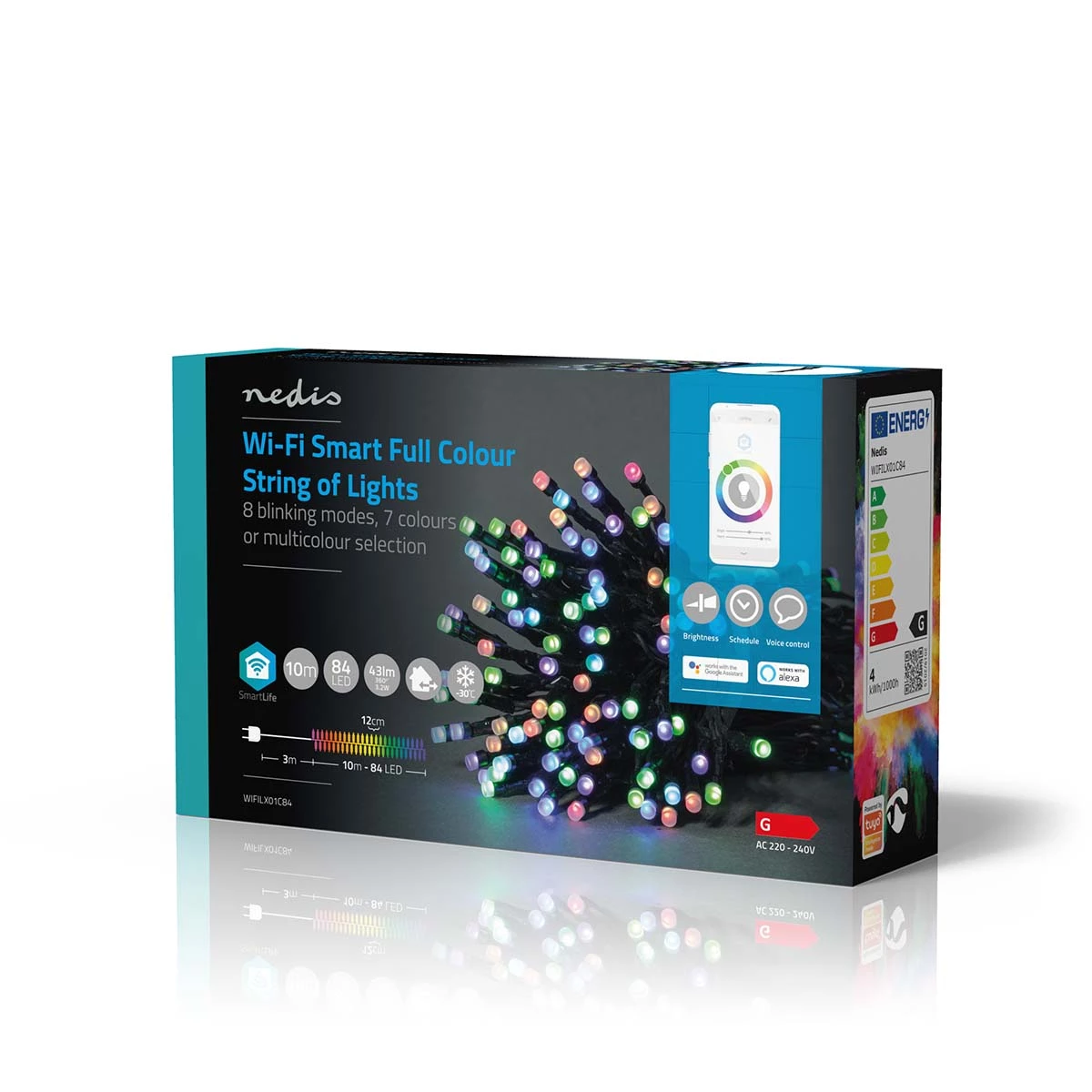 Nedis Smarte LED Lichterkette, 10m Nedis Smarte LED Lichterkette, 10m