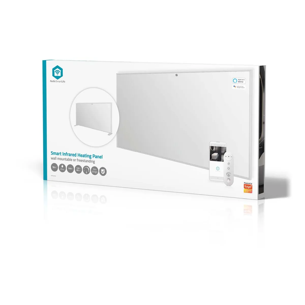 Nedis SmartLife Infrarot-Heizplatte 700 Watt