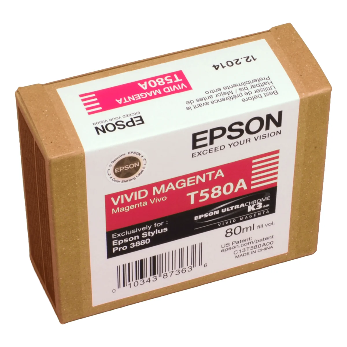 Epson T580A Druckerpatrone magenta 80 ml (C13T580A00)