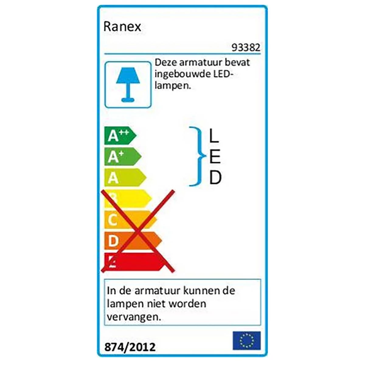 Ranex Solar-Bodenstrahler 2 LED Rund