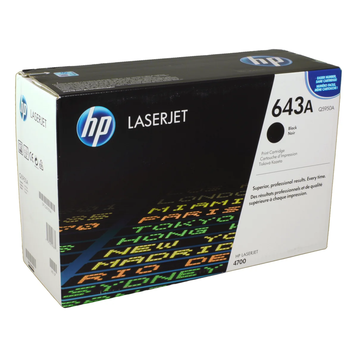 HP Toner Q5950A  643A  schwarz
