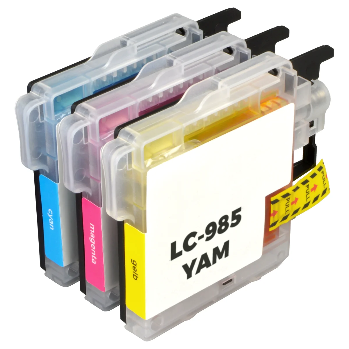 Brother LC-985 - alternatives Patronen MultiPack 'cyan magenta gelb' 3x 20 ml | 3x 800 Seiten - Digital Revolution