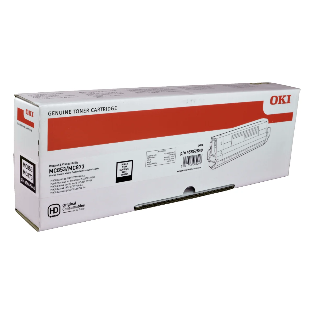 Oki Toner 45862839  cyan